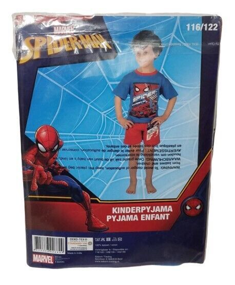 Marvel Spider-Man Boys Pajama Top & Bottom Sleepwear Set (US Size: 6X-7) - $14.84