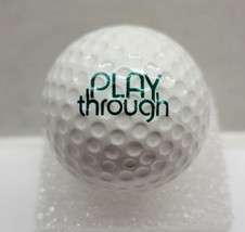 Play Through Logo Golf Ball - $9.89