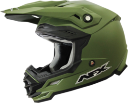 AFX Adult MX ATV FX-19R Solid Color Helmet Matte Olive Medium - $109.95