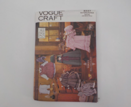 Vogue Craft Pattern #8336 18&quot; Early American Doll &amp; Outfit Collection Uncut 1992 - £7.96 GBP