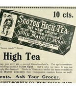 1904 Scotch High Tea Cookies Ginger Snap 10c Advertisement Ephemera 4.75... - $28.09 CAD