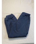 Vintage L.L. Bean Nylon Insulated Rain Pants Full Zip Navy Mens Large Ou... - £13.69 GBP