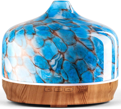 500Ml Glass Essential Oil Diffuser Aromatherapy Ultrasonic Cool Mist Hum... - $72.47