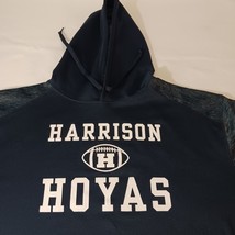 Badger Sport HARRISON HOYAS Men's XL Blue Drawstring Pullover Hoodie Sweatshirt image 10