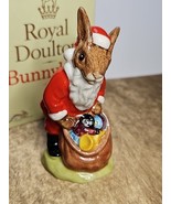 Royal Doulton Santa Bunnykins Happy Christmas Figurine DB017 Vintage 1981 - $59.62 CAD