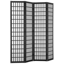VEVOR 4 Panel Japanese Room Divider Wood Folding Privacy Screen Home Bed... - $84.99