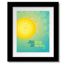 Here Comes the Sun by the Beatles - Classic Rock Music Print, Canvas, or... - £14.90 GBP+