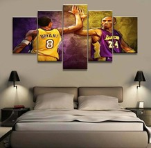 Kobe Bryant Lakers No Frame Five Piece Canvas Multi Panel Home Decor Art 5 - $30.50+