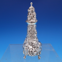 Rose by Stieff Sterling Silver Salt Shaker #12 4 1/4&quot; x 1 1/2&quot; 1.7 ozt.&quot; (#7957) - £109.97 GBP