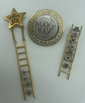 Lot Of Vintage Mary Kay Pins Brooch Lot Of Three Different Ones 1 Round ... - £12.87 GBP