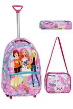 3-pack School Set with Squeegee, Girl Patterned Primary School Bag + Lunch Box + - £68.96 GBP+