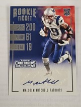 2016 Panini Contenders Rookie Ticket Malcolm Mitchell #108 Rookie Auto RC B - £4.80 GBP