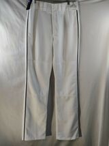 New Mizuno Full Length Baseball Pants Open Hem Bottom Adult Off White Si... - $15.79