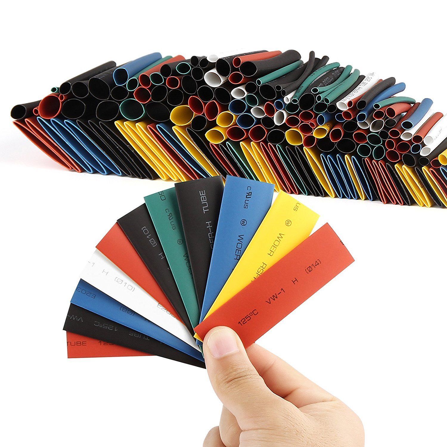 Heat Shrink Tubing Assortment Wire Wrap Cable Sleeving Electrical Insulation 532 - $11.33