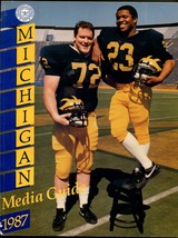 Michigan Wolverines NCAA Football Media Guide &amp; Yearbook 1987-pix-stats-info-FN - £34.44 GBP