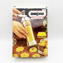 Marcato Ampia Biscuits Norpro Vintage Cookie Press 20 disc 3 tips Italy - £24.04 GBP