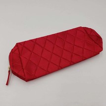 Lancome Red Diamond Quilted Satin Cosmetic Makeup Travel Bag New - £7.56 GBP