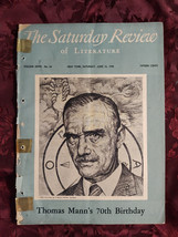 SATURDAY REVIEW Magazine June 16 1945 Thomas Mann Alfred Werner Thurman Arnold - £12.73 GBP