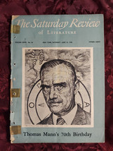 SATURDAY REVIEW Magazine June 16 1945 Thomas Mann Alfred Werner Thurman Arnold - £12.49 GBP