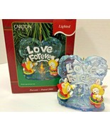CARLTON CARDS Lighted LOVE FOREVER 2001 Bunnies by the Campfire Ornament - £15.64 GBP