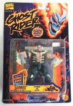 Marvel Ghost Rider Skinner Action Figure by Toy Biz NIB Glow-In-The-Dark 1995 - £20.76 GBP