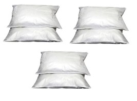 6-Pack Non-Woven Zippered Fabric Pillow Protector  20&quot; x 30&quot; Stand &amp; Queen Size - £10.58 GBP