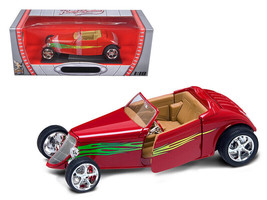 1933 Ford Roadster Red 1/18 Diecast Car Road Signature - $57.25