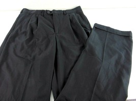 Izod Golf Black Metrix Fit Polyester Pants Mens 33 x 32 Nwt - £30.92 GBP