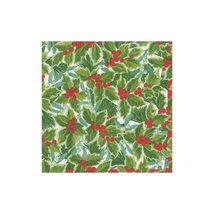 Caspari Holly and Mistletoe Paper Guest Towel Napkins - Two Packs of 15 - $9.98+