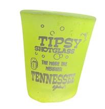 Shot Glass Tipsy Tennessee Neon Crooked Bottom - $9.74