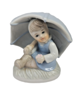 Duncan Royale Girl with Umbrella 4.5 inch Ceramic Porcelain Figurine Vin... - £14.40 GBP