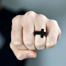 Cross Ring, Christian Ring, 925 Sterling Silver, Christmas Gifts, Jewelry - £45.39 GBP