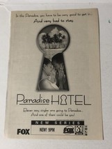 Paradise Hotel Tv Guide  Print Ad TPA18 - $6.92