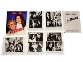 1994 I Love Trouble Movie Press Kit Nick Nolte Julia Roberts Saul Rubinek - £26.37 GBP