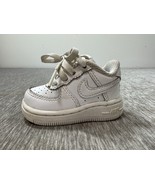 Nike Air Force 1 Baby Size 2C White Athletic Shoes Sneakers DH2926-111 Kids - $24.74