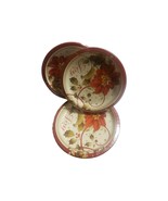 3 Lots Of 12 Pcs Christmas Poinsettia Paper  Plate Disposable - $25.48 CAD