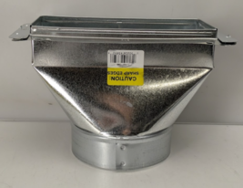 Master Flow 10 in. x 4 in. to 6 in. Register Box with Flange, Galvanized... - $14.69