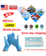 1000PCS (Case) Black Nitrile Gloves 6mil  *SAME DAY QUICK SHIPPING* XLARGE - £237.40 GBP