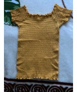 Crop Prime Cut Cinched Off Shoulder Stretchy Sleeved Tube Style Solid Top - $6.99 CAD