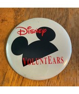 Walt Disney World Pin Button VoluntEars Mickey Mouse Ears Black and Whit... - $188.30 MXN