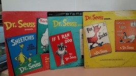 Dr. Seuss Presents Vinyl LPs x3 Fox In Socks Green Eggs Zoo Horton Sneetches - £8.88 GBP