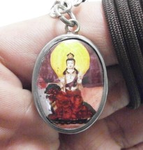 Guan Yin Blessed Lucky Rich Mercy Goddess Kuan Quan Im Buddha Guanyin Necklace - £23.94 GBP