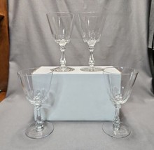 Vintage Cambridge Ardsley Crystal Wine Glass Water Goblets (Set of 4 Glasses) - £23.33 GBP