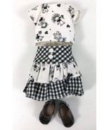 Doll Clothes Skirt Top Shoes Small Dolls Children of the Inner Light Fab... - £10.27 GBP