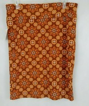 NWT LuLaRoe Cassie Pencil Skirt Orange &amp; Brown Floral Design Size 3XL - £12.20 GBP