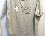 Disney Parks Peace Sign Love Mickey Mouse Walt Disney World T-Shirt XL W... - $43.55