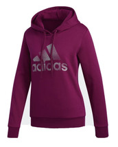NEW Adidas Women’s Holiday Graphic Hoodie Sweatshirt Power Berry Size M NWT - £38.98 GBP