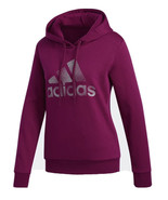 NEW Adidas Women’s Holiday Graphic Hoodie Sweatshirt Power Berry Size M NWT - £38.87 GBP
