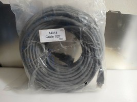 100 Feet Cat5e Ethernet Network Cable RJ45 Jack - £7.81 GBP
