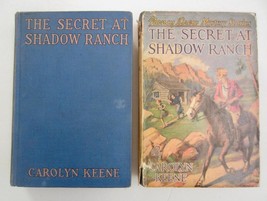 Nancy Drew #5 Secret At Shadow Ranch ~ Blank End Pages DJ Carolyn Keene 1931C-3 - £183.98 GBP